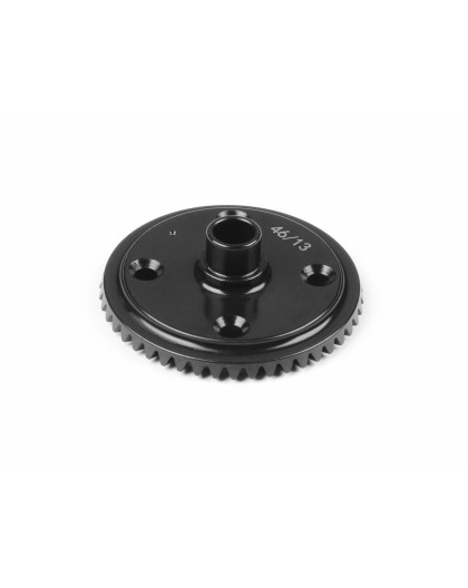 FRONT/REAR DIFF LARGE BEVEL GEAR 46T FOR 13T PINION - XRAY - 354846