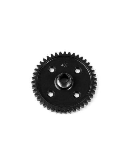 XB808 Couronne de diff central 43 dents - XRAY - 355053