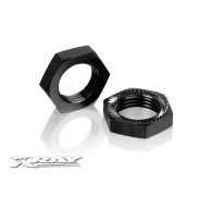 WHEEL NUT - RIBBED - HARD COATED (2) - 355261 - XRAY