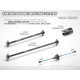 Cardan central arrière Dogbone 116mm - XRAY - 355632