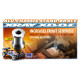 XB8E Plot alu platine radio 8.6mm - XRAY - 356196