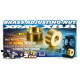 XB8 Ecrous Fusée avant laiton M15x1 (2) - XRAY - 357253