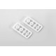 COMPOSITE SET OF SHIMS FOR SHOCKS - DELRIN (2) - 358018 - XRAY