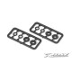 XB8 Bagues corps d'amortisseurs (2) - XRAY - 358019