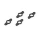 XB8 SHOCK RUBBER VALVE (4) - 358085 - XRAY