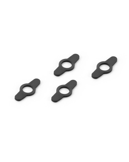 XB8 SHOCK RUBBER VALVE (4) - 358085 - XRAY
