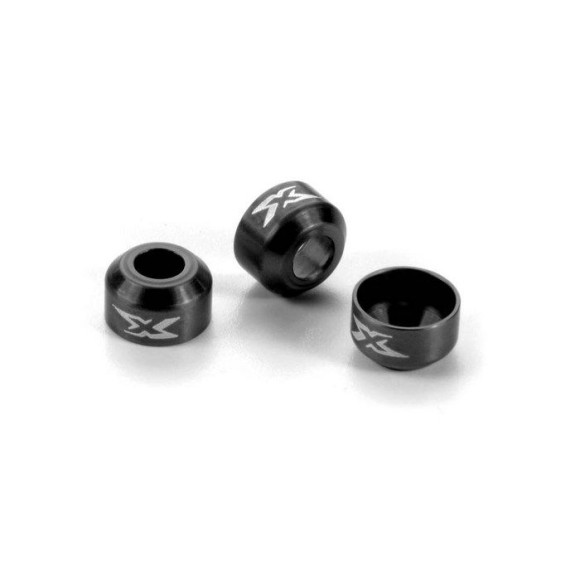 ALU DRIVE SHAFT SAFETY COLLAR - BLACK (3) - 365471-K - XRAY