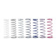 XRAY REAR SPRING SET C 0.47 - WHITE (2) - 358282 - XRAY