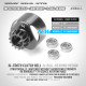 Cloche 14 dents 3BB Light + 3 roulements - XRAY - 358414-L