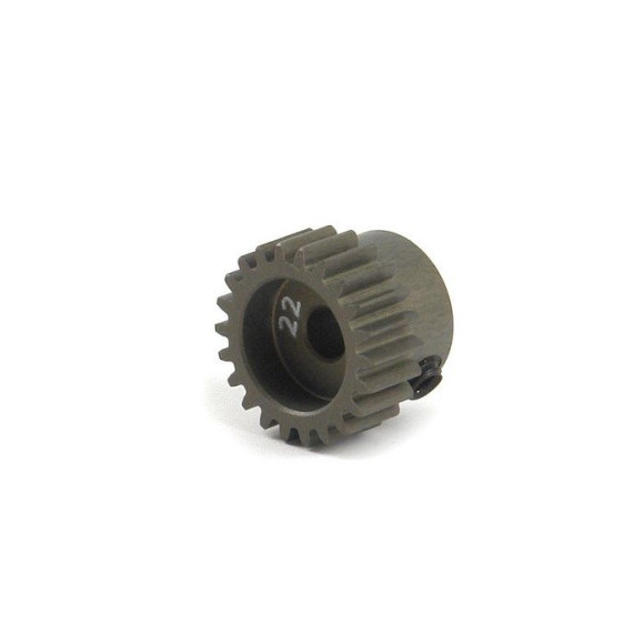 ALU PINION GEAR - HARD COATED 22T / 48 - 365722 - XRAY