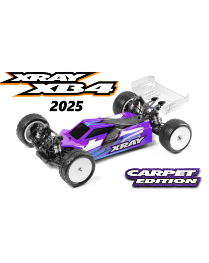 XRAY XB4C'25 - 4WD 1/10 ELECTRIC OFF-ROAD CAR -CARPET - XRAY - 360017