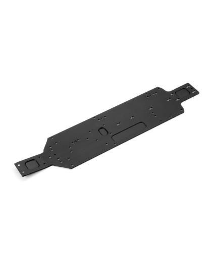 XB4 ALU CHASSIS 2.0MM FOR LOW PROFILE BUMPER - XRAY - 361115