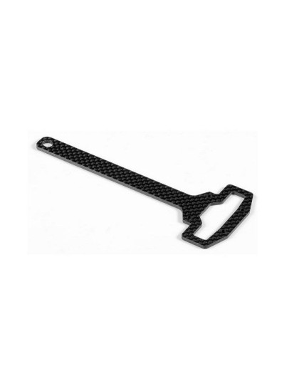 GRAPHITE FRONT UPPER DECK 2.0MM - 2WD - 361162 - XRAY
