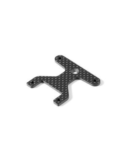 GRAPHITE FRONT UPPER STEERING DECK 2.0MM - 361174 - XRAY
