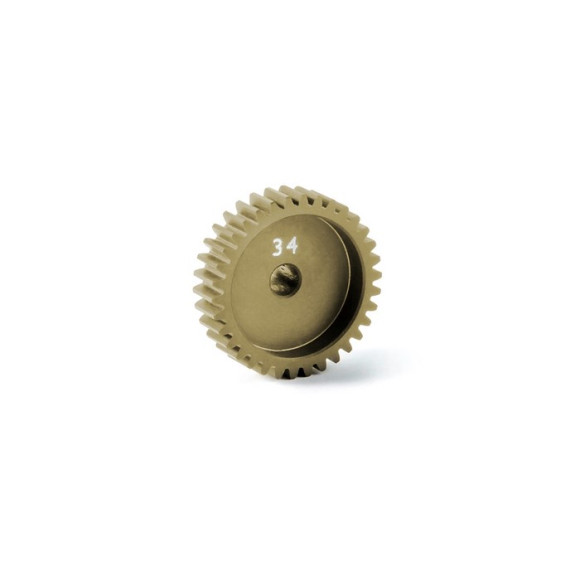 ALU PINION GEAR - HARD COATED 34T / 48 - 365734 - XRAY