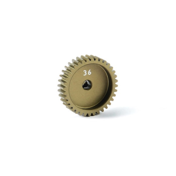 ALU PINION GEAR - HARD COATED 36T / 48 - 365736 - XRAY