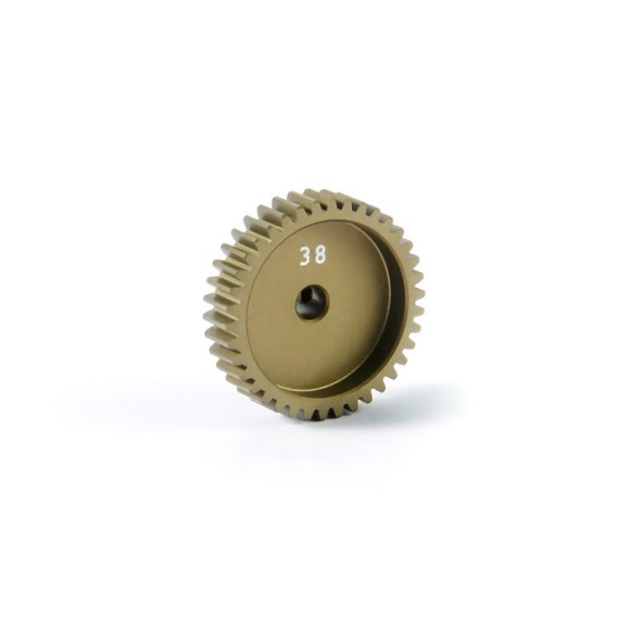 ALU PINION GEAR - HARD COATED 38T / 48 - 365738 - XRAY