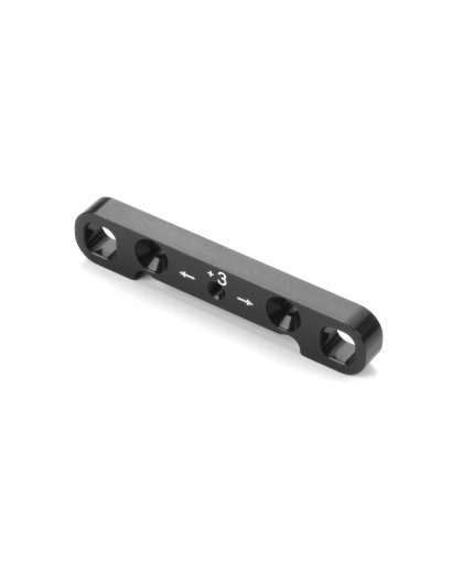 ALU LOWER SUSP. HOLDER HS BULKHEAD -WIDE -FRONT-FRONT - XRAY - 362314