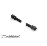 BALL END 4.9MM WITH THREAD 8MM (2) - 362651 - XRAY