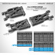 LONG SUSPENSION ARM REAR LOWER LEFT - GRAPHITE - XRAY - 363123-G