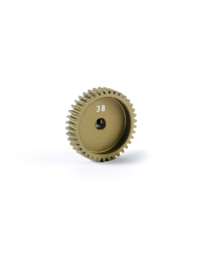 ALU PINION GEAR - HARD COATED 38T / 48 - 365738 - XRAY