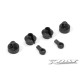 Chapes + bouchons amortisseurs plastique - XRAY - 368010