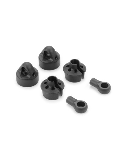 Bouchons + Chappes + Coupelles amort. (2) - 13mm - XRAY - 368014