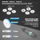 Pistons d'amortisseurs 2.0mm vierge - 13mm - XRAY - 368034