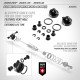 Bouchons d'amortisseurs alu ventiles - 13mm (2) - XRAY - 368054