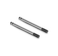 FRONT HARDENED SHOCK SHAFT 42MM (2) - 368161 - XRAY