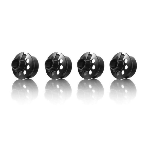 ALU SHOCK SPRING RETAINING COLLAR (4) - 368021 - XRAY