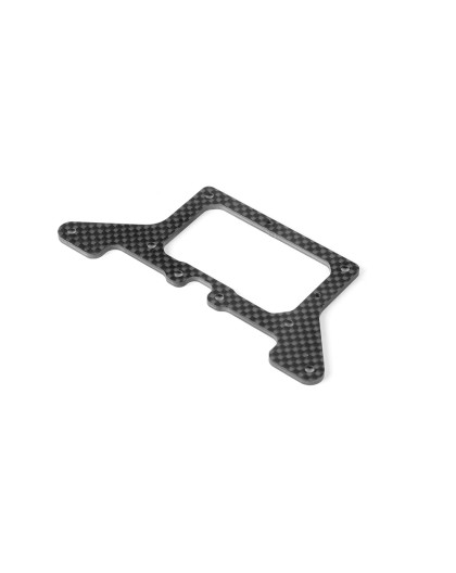 X12'21 GRAPHITE 2.5MM REAR POD LOWER PLATE - XRAY - 371160