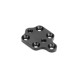 X1 ALU BALL-BEARING ANTI-ROLL BAR HOLDER PLATE BLACK - XRAY - 371291