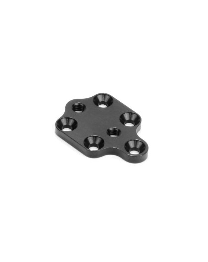 X1 ALU BALL-BEARING ANTI-ROLL BAR HOLDER PLATE BLACK - XRAY - 371291