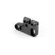 COMPOSITE FRONT UPPER ARM MOUNT - LEFT - GRAPHITE - 372022 - XRAY