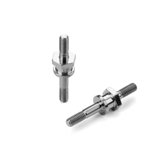 TITANIUM SCREW SHOCK PIVOT BALL WITH HEX (2) - XRAY - 368045-T