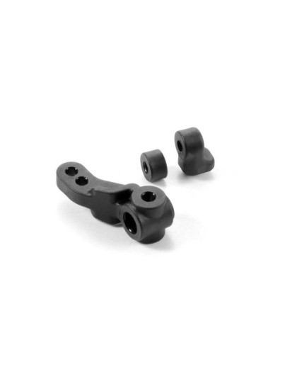 X1 COMPOSITE STEERING BLOCK & BACKSTOPS - 372212 - XRAY