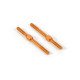 ALU ADJ. TURNBUCKLE M3x42 MM - SWISS 7075 T6 - ORANGE (2) - 372610-O 
