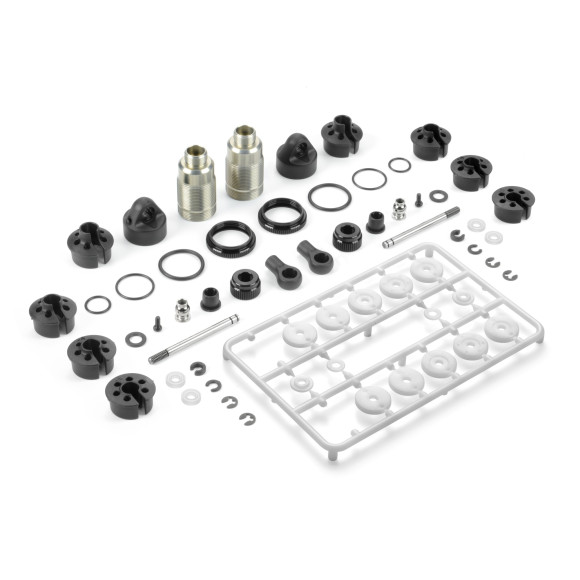 SHOCK ABSORBERS 30MM - SHORT CAP - 13mm - SET (2) - XRAY - 368102-S