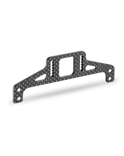 X1'20 GRAPHITE REAR WING MOUNT 2.5MM - 373051 - XRAY
