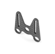 X1 CARBON REAR WING MOUNT FOR 1-PIECE CHASSIS - XRAY - 373057