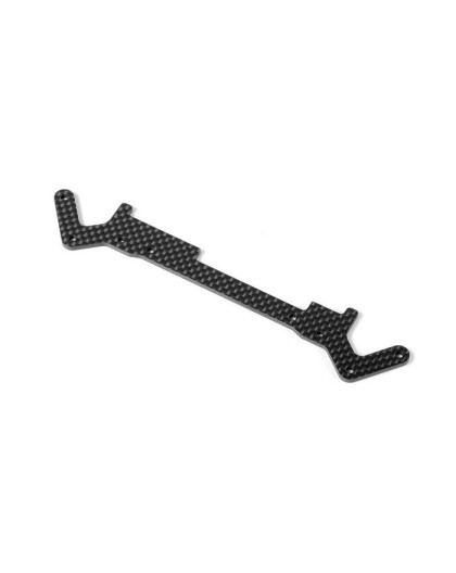 Platine arrière carbone 2.5mm X12 14 - XRAY - 373083
