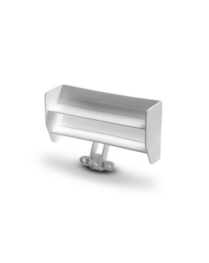X1 COMPOSITE REAR WING - LIGHTWEIGHT & WIDE - WHITE - 373514 - XRAY