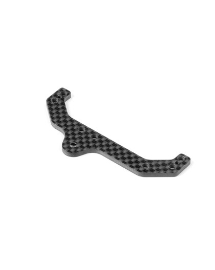 X1'21 Platine supérieur arrière carbone 2.5mm - XRAY - 373554