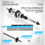 X1 BALL DIFFERENTIAL - SET - XRAY - 375008
