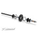 STEEL REAR AXLE SHAFT - HUDY SPRING STEEL™ - 375012 - XRAY
