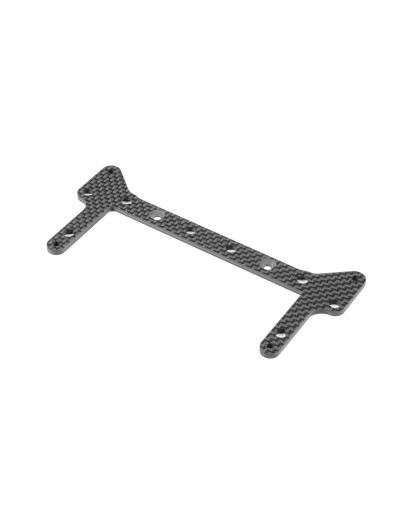 X12 CARBON REAR BRACE FOR 1-PIECE CHASSIS - XRAY - 376112