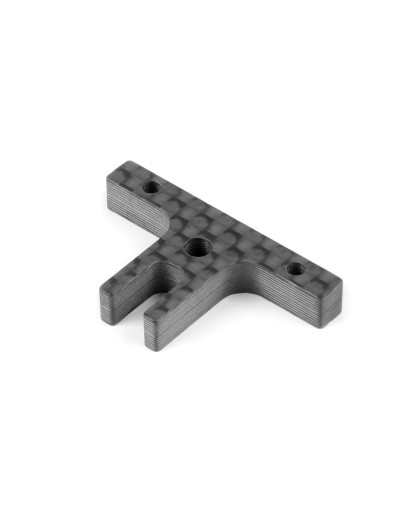 X1 CARBON MIDDLE BATTERY BACKSTOP FOR 1-PIECE CHASSIS - XRAY - 376136