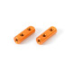 X12 Support de servos alu Orange (2) - XRAY - 376259-O