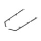 X12 CARBON SIDE BRACE FOR 1-PIECE CHASSIS 1.0MM (2) - XRAY - 376335-L